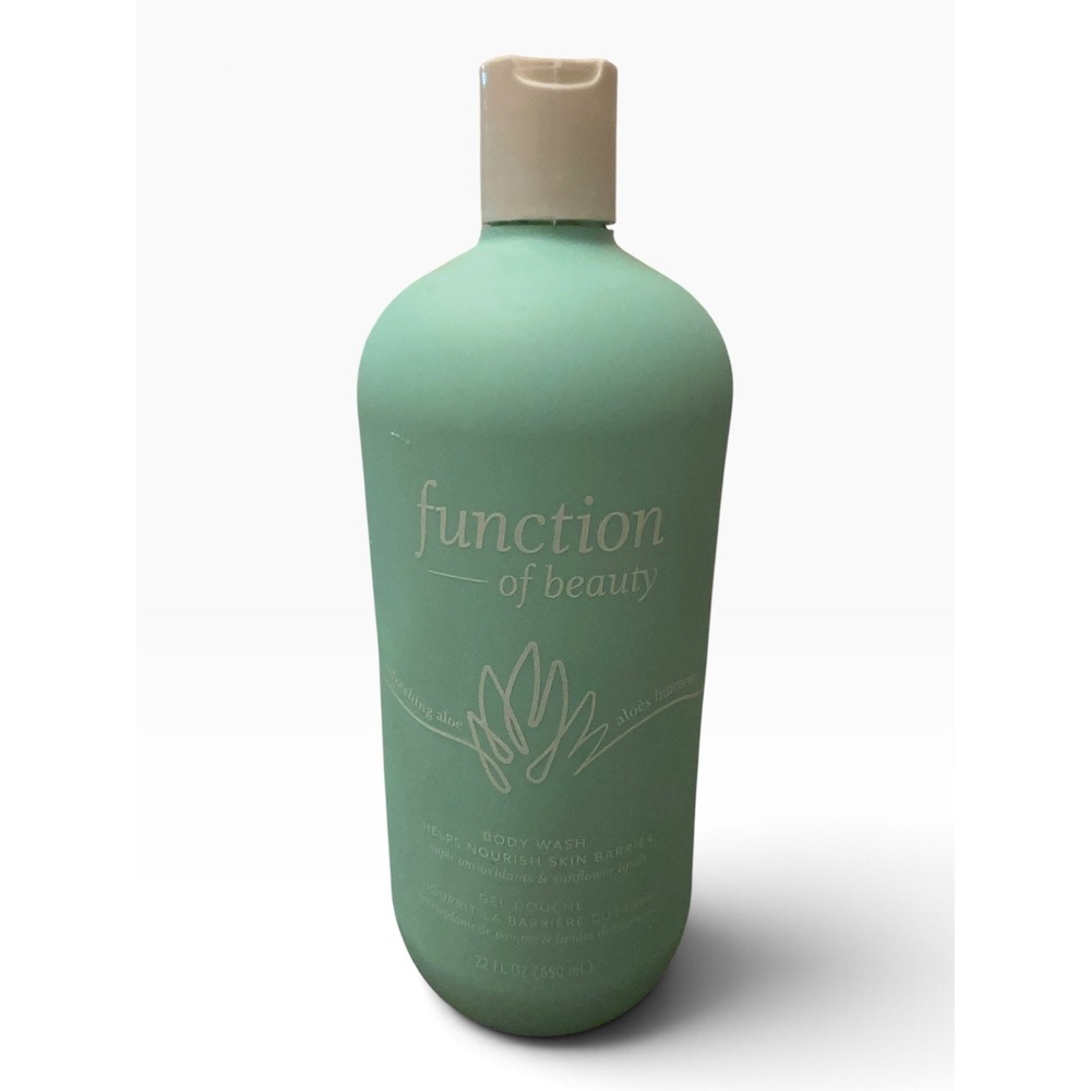 Function of Beauty Body Wash Refreshing Aloe Nourishing Skin Barrier 22 fl oz